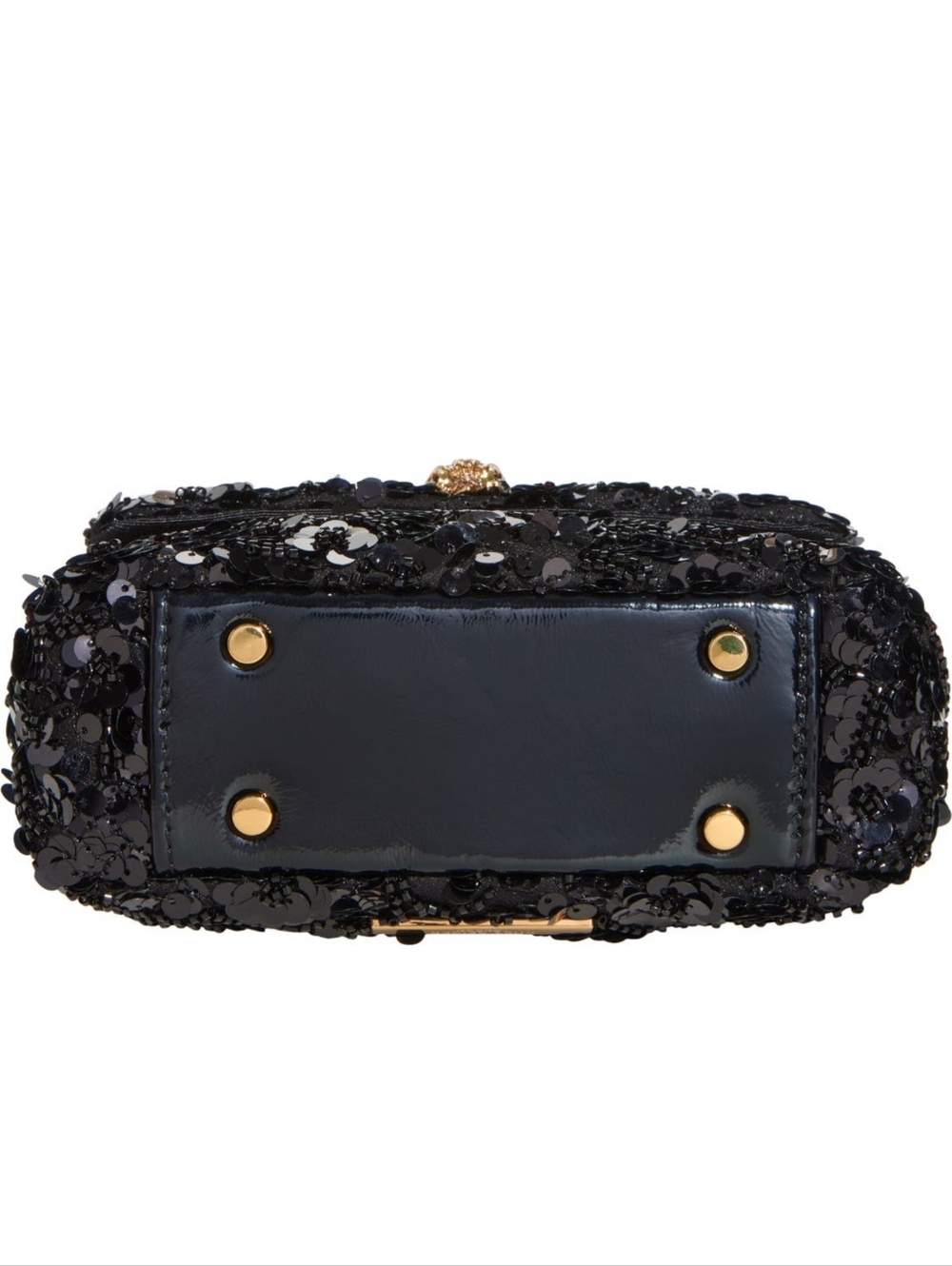 Kurt Geiger Mini Purse Newest Elegany Black Sequin Women's Stylish Crossbody Bag - Picture 3 of 8